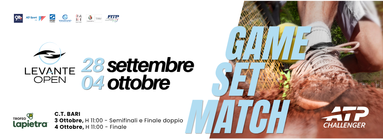 Biglietti del Levante Open 2026 a Bari